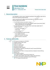 TDA18250HN/C1 Datasheet Cover