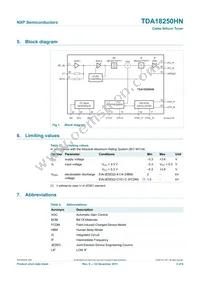 TDA18250HN/C1 Datasheet Page 3