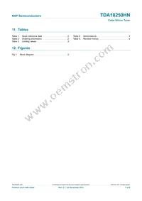 TDA18250HN/C1 Datasheet Page 7