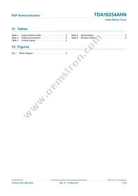 TDA18254AHN/C1 Datasheet Page 7