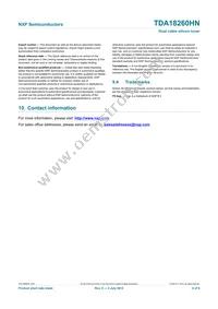 TDA18260HN/C1 Datasheet Page 6