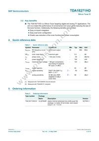 TDA18271HD/C2 Datasheet Page 2