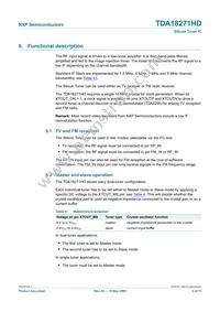 TDA18271HD/C2 Datasheet Page 6