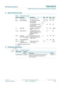 TDA18275HN/C1Y Datasheet Page 2