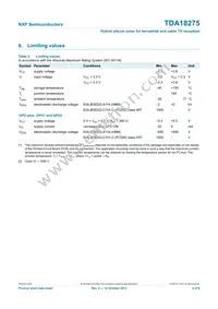 TDA18275HN/C1Y Datasheet Page 4