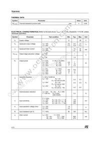 TDA1910HS Datasheet Page 4