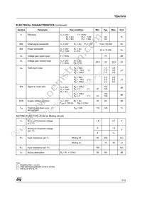 TDA1910HS Datasheet Page 5