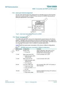 TDA19989AET/C189 Datasheet Page 22