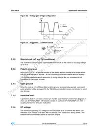 TDA2003AV Datasheet Page 13