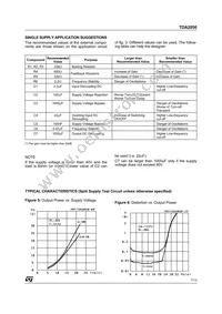 TDA2050H Datasheet Page 7