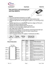 TDA21102 Datasheet Cover