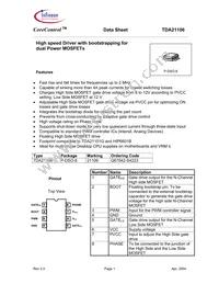 TDA21106 Datasheet Cover