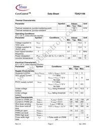 TDA21106 Datasheet Page 3