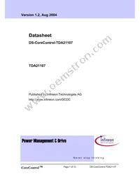TDA21107 Datasheet Cover