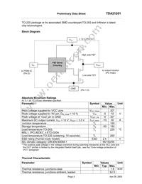TDA21201P7 Datasheet Page 2