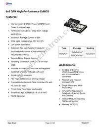 TDA21211AUMA1 Datasheet Page 2