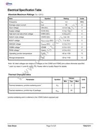 TDA21211AUMA1 Datasheet Page 5
