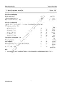 TDA2611A/N5 Datasheet Page 5
