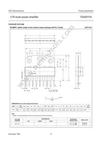 TDA2611A/N5 Datasheet Page 12