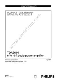 TDA2614/N1 Datasheet Cover