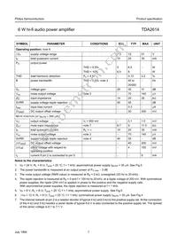 TDA2614/N1 Datasheet Page 7