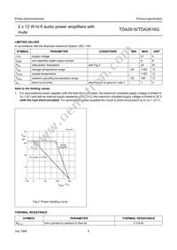TDA2616/N1 Datasheet Page 5
