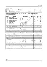 TDA2822 Datasheet Page 3