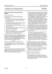 TDA3602/N3 Datasheet Page 17