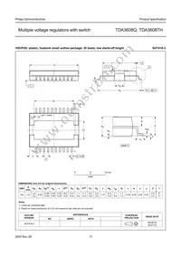 TDA3608TH/N3C Datasheet Page 17