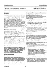 TDA3608TH/N3C Datasheet Page 18