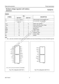 TDA3616T/N1 Datasheet Page 4