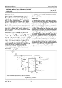 TDA3616T/N1 Datasheet Page 12