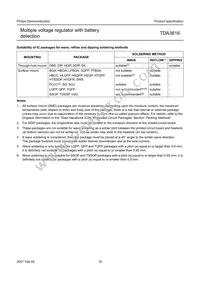 TDA3616T/N1 Datasheet Page 16
