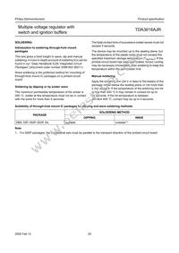 TDA3618AJR/N3C Datasheet Page 20