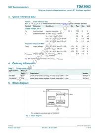 TDA3663/N1 Datasheet Page 2