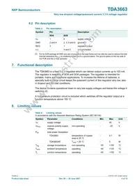 TDA3663/N1 Datasheet Page 4