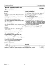 TDA3682ST/N1C Datasheet Page 2