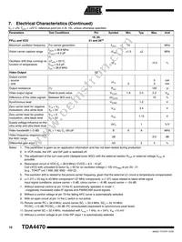 TDA4470-MFSY Datasheet Page 10