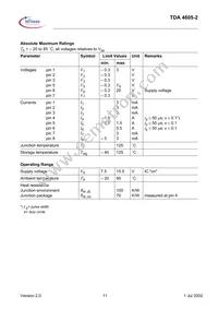 TDA46052HKLA1 Datasheet Page 11
