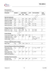 TDA46052HKLA1 Datasheet Page 12