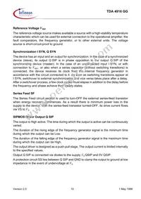 TDA4916GGHUMA1 Datasheet Page 10