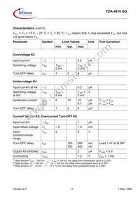 TDA4916GGHUMA1 Datasheet Page 17