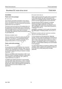 TDA5140AT/C1 Datasheet Page 19