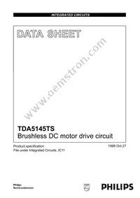 TDA5145TS/C1 Datasheet Cover