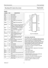 TDA5145TS/C1 Datasheet Page 4