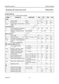 TDA5145TS/C1 Datasheet Page 6