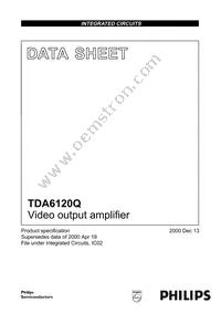 TDA6120Q/N2 Datasheet Cover