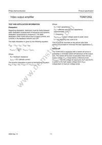 TDA6120Q/N2 Datasheet Page 11