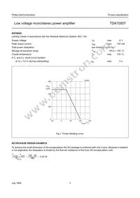 TDA7050T/N3 Datasheet Page 3