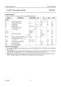 TDA7052/N2 Datasheet Page 5